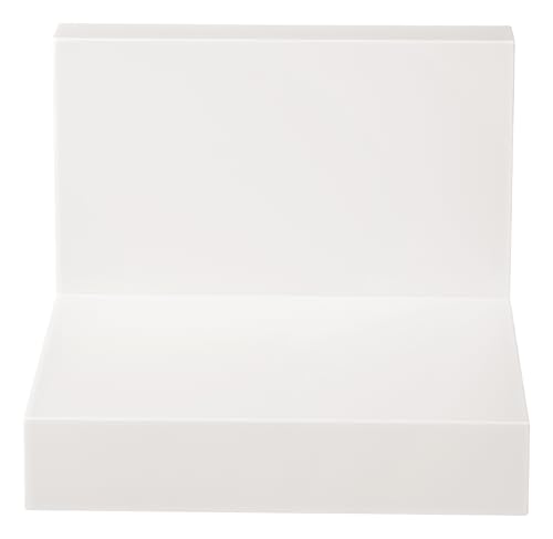 Quartz Damage-Free Floating Wall Ledges with Adhesive Strips, 2 Pack