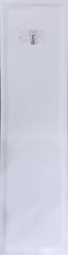 Full Length Over-the-Door Mirror - 13x49 Inch Wall Hanging Mirror with Frame