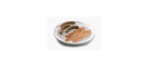 Microwave Bacon and Meat Cooking Rack - 11 x 11 Inch Tray