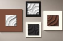 Framed Black and White Swan Wall Art, Square Modern Animal Canvas Painting Print for Living Room Fireplace Office Wall Decor, 30x30 Inch