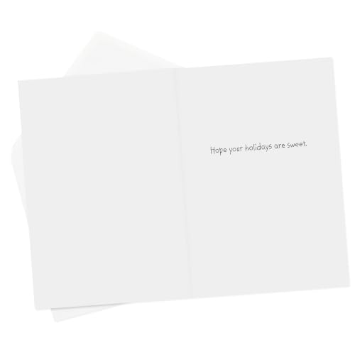Gingerbread House Hallmark Shoebox Funny Christmas Cards Pack (6 Cards with Envelopes) - Gingerbread, 6 Funny Cards