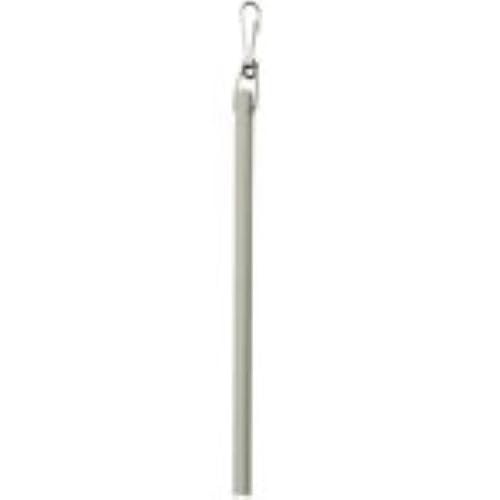 60-Inch Acrylic Curtain Pull Wand with Stainless Steel Snap Hook