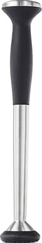 OXO Steel Muddler - Durable Cocktail Bar Tool for Herbs & Citrus, Non-Slip Grip