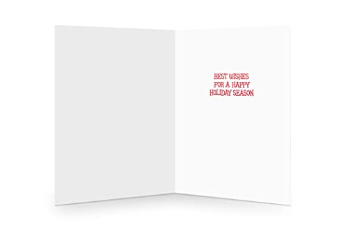 Stonehouse Collection Holiday Christmas Card Pack - 'Holidays' Edition, 18 Cards & Envelopes