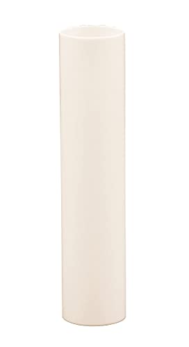 Set of 6 Cream Plastic Candle Covers for E12 Candelabra Sockets