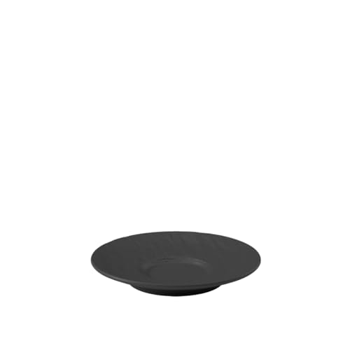 Villeroy & Boch Manufacture Rock Espresso Cup & Saucer, 4.75 in, Black