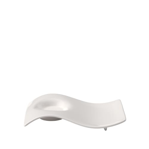 Villeroy & Boch NewWave Caffé Espresso Cup Saucer 6.5 x 5 in Premium Porcelain Creamy White
