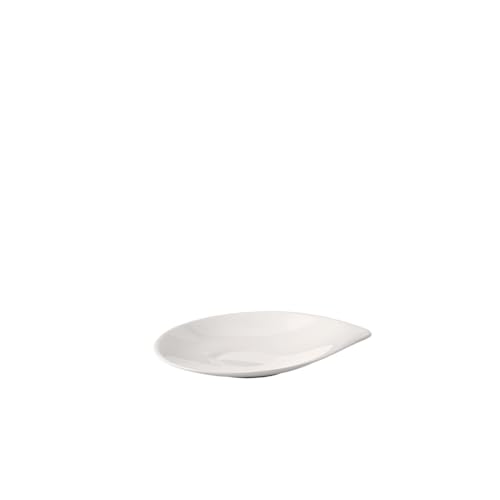 Villeroy & Boch Flow Modern White Tea Cup Saucer 7x6in Premium Porcelain