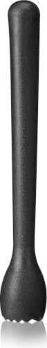 TRUE Black Muddler for Cocktails, Fruits, Herbs & Spices, 8.25" Bar Tool