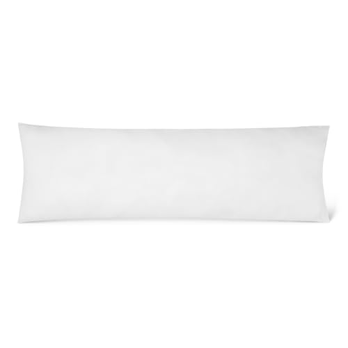 Long Body Pillow - Soft Supportive Microfiber, 20 x 54 Inches