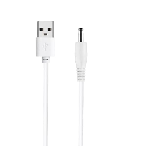 USB to DC Charging Cable for Moon Lamp and Star Projector, 5FT