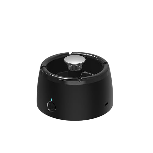 Electronic Smokeless Ashtray with Air Purifier and Dual Speed Fan