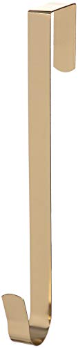 Heavy-Duty Metal Door Wreath Hanger, 12-Inch - Gold