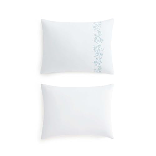 Martha Stewart 100% Cotton Queen Duvet Cover Set - 3-Piece Floral Bedding