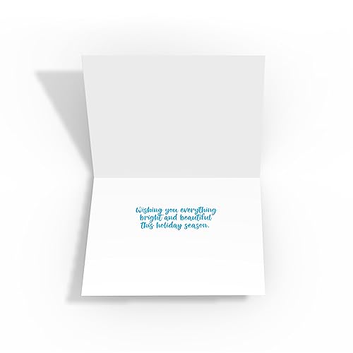 Ocean Christmas Cards with Dolphins - 12 Boxed Holiday Greeting Cards