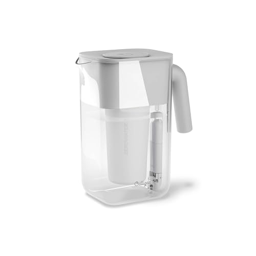 10-Cup Water Filter Pitcher - 5-Stage Advanced Filtration & TDS Tester