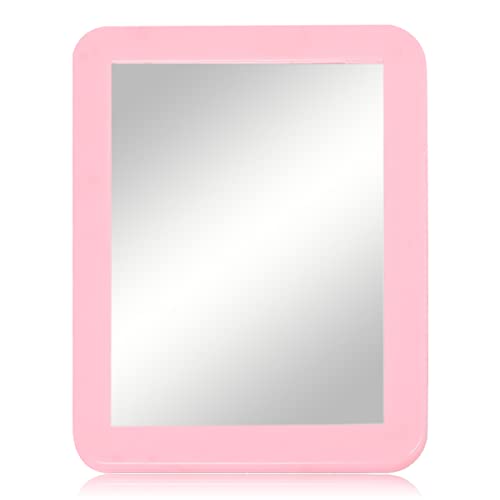 Magnetic Locker Mirror - 5x7 Real Glass, Pink Decor