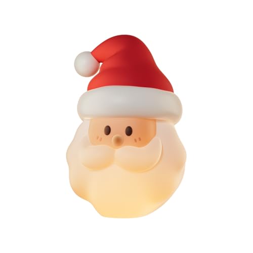Santa Claus Night Light for Kids - Decorative Holiday LED Lamp with Adjustable Brightness