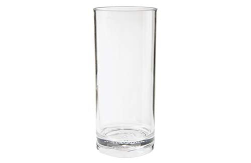 GET Minimalist Clear 14 oz. Shatterproof Tom Collins Glass Set - Pack of 4