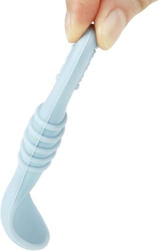 Silicone Baby Feeding Spoons 6-Pack for Self-Feeding and Weaning