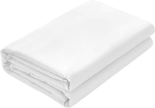 California King Flat Sheet, 800 Thread Count 100% Egyptian Cotton, White