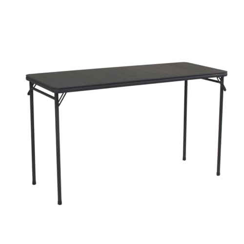 20 x 48 Inch Folding Table with Vinyl Top, Heavy Duty Steel Frame