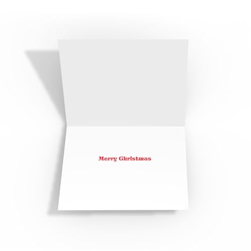 Vintage Red Truck Desert Christmas Greeting Card (Stonehouse Collection) — 5x7, 18 Cards & 19 Envelopes