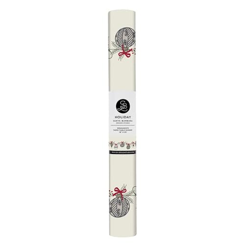 Ornaments Theme Santa Barbara Design Studio 25ft x 18in Disposable Table Runner – Ornaments