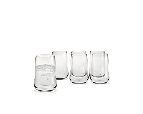 Future Glass Tumbler Set - 8.5 oz Everyday Drinking Glasses, Set of 6