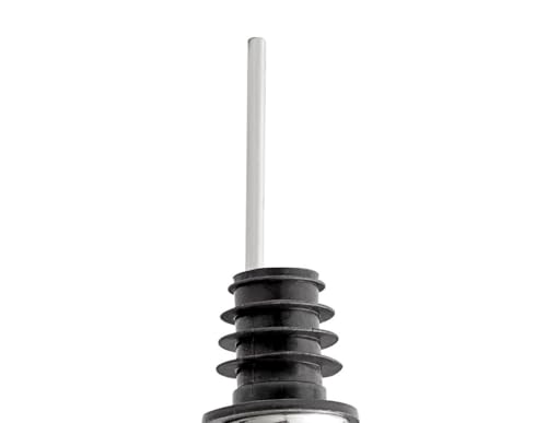 Soro Essentials Free Flow Stainless Steel Liquor Bottle Pourer Set of 12 - High-Speed Bar Spouts