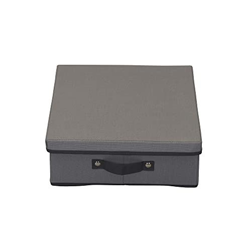 Hard-Sided Platter Storage Chest with Window, 15" x 19" x 5"