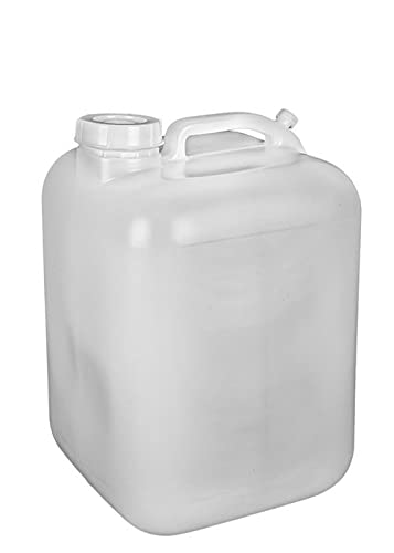 5 Gallon Vented Plastic Water Storage Carboy with Cap - Food Grade BPA-Free