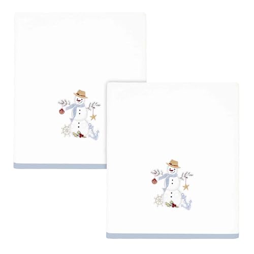 Avanti Linens 2-Pack White Cotton Bath Towels - Soft & Absorbent