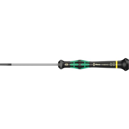 Wera 2035/6 Micro Slotted & Phillips Screwdriver Set - 6-Piece with Convenient Rack