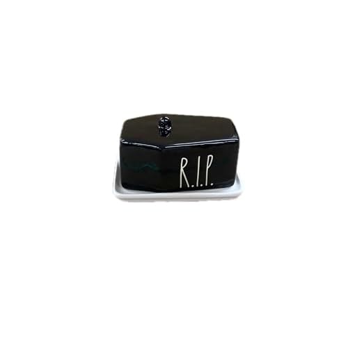 Rae Dunn Butter Dish (Coffin (RIP), One Size)