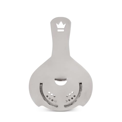 Stainless Steel Cocktail Kingdom Koriko Hawthorne Strainer - Heavy Duty Bar Tool