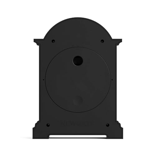 Arch Top Mantel Clock, Silent Quartz Desk and Shelf Clock, Black