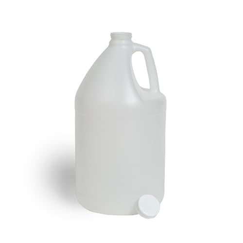1 Gallon Plastic Water Jug with Lid - Food Grade BPA-Free Container