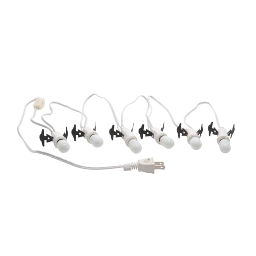 Department 56 Village Collection 6-Socket Light Set - 108 Inch, White - Set Lights