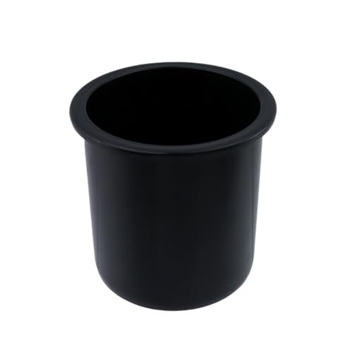 2-Pack Black Recessed Cup Holder Inserts for Sofas, Poker Tables, and RVs