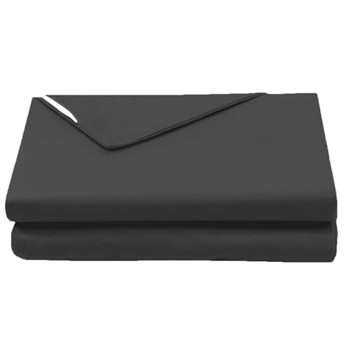 Japanese Floor Futon Cover - Alaskan King Size, Washable Black