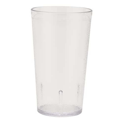 16 oz Shatterproof Plastic Tumblers, Dishwasher Safe Stacking Cups, Set of 4