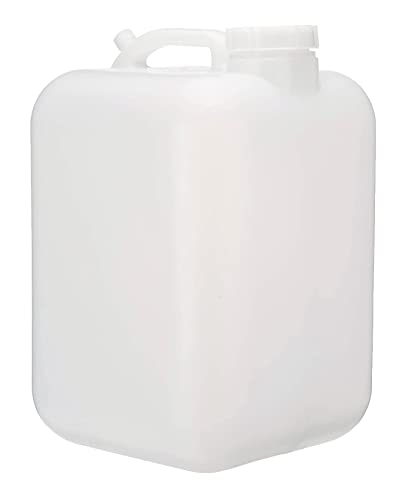 5 Gallon Vented Plastic Water Storage Carboy with Cap - Food Grade BPA-Free