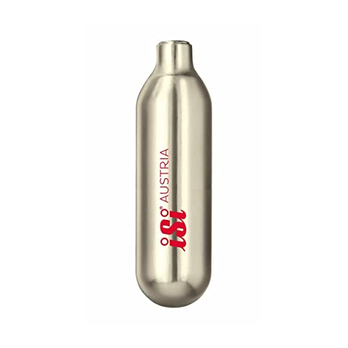 10 Boxes of 10 iSi North America 8.4g CO2 Soda Siphon Chargers for SodaMaker & Stainless Steel Siphon