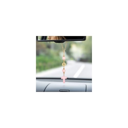 Sunflower Car Rear View Mirror Hanging Ornament Gold Tone Charm