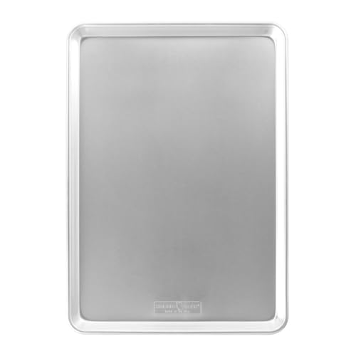 Extra Large Aluminum Baking Sheet Pan, 21 x 15 Inch Anti-Warp Rim
