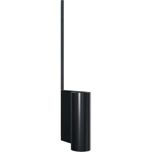 Flat Shutter Hinge, 1/2-Inch Offset, 304 Stainless Steel, Matte Black Pair