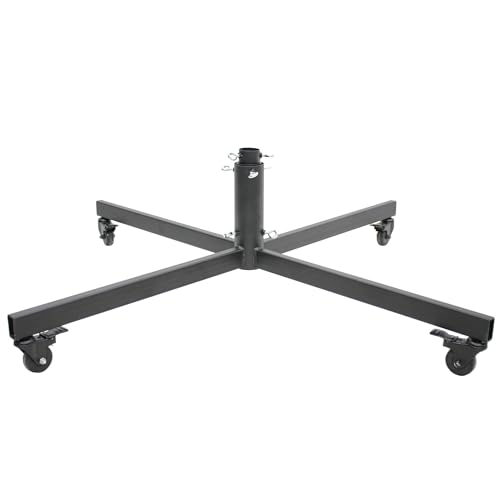 Heavy-Duty 36-Inch Rolling Christmas Tree Stand for 10-11.5 Ft Trees