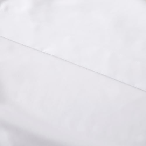 White Microfiber Throw Pillow Covers - 20 x 20 Inches, Set of 2