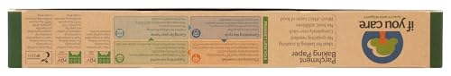 Unbleached Parchment Baking Paper Roll - Non-Stick Silicone Coated, 70 Sq Ft